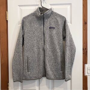 Patagonia Gray Full-Zip Fleece Jacket
